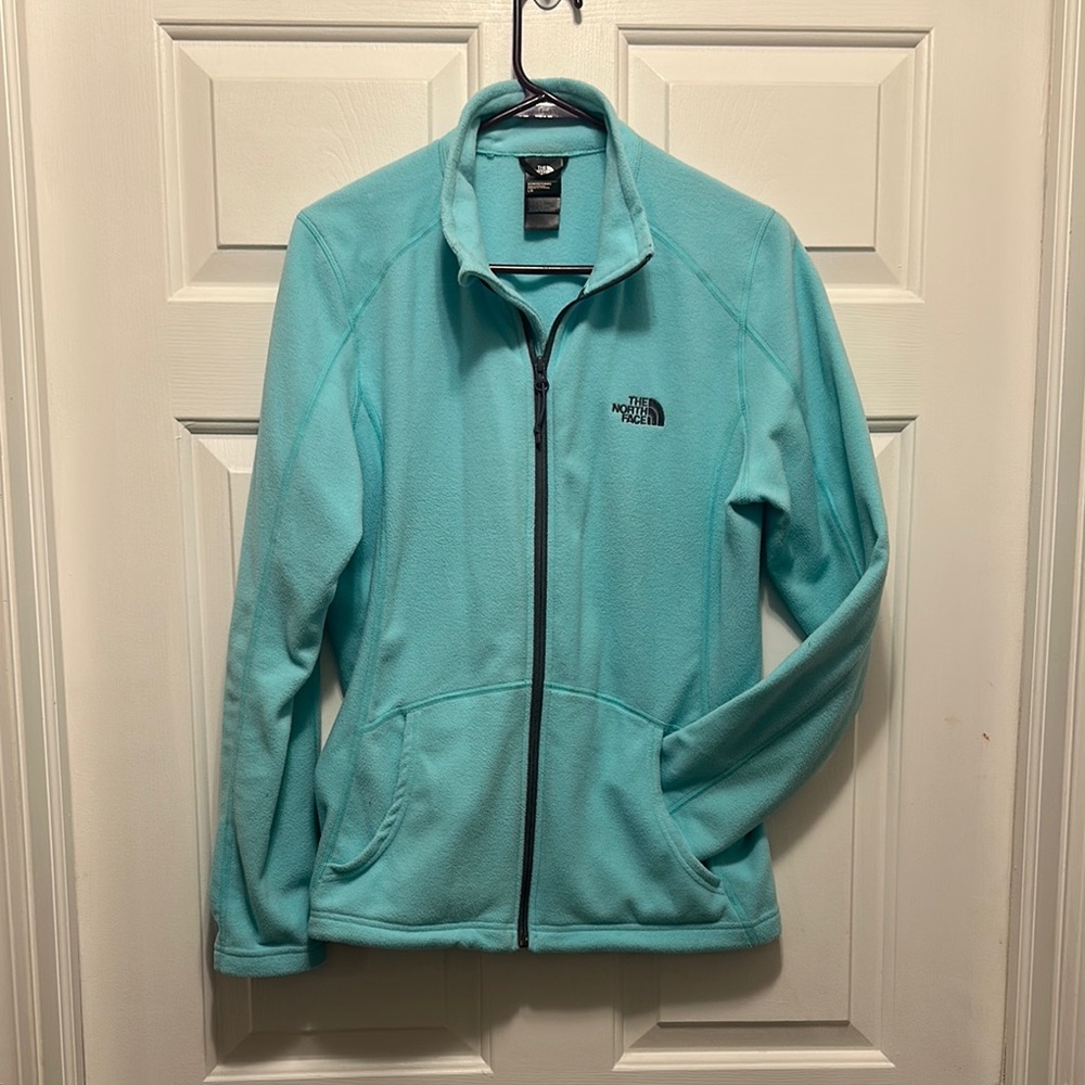 The North Face Blue Ski Snow Jacket Full-Length Zipper